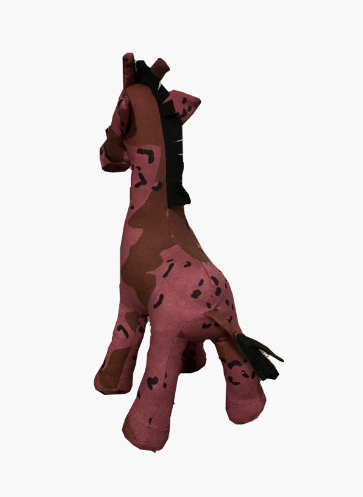 Giraffe Choco Chip Dyed Pink