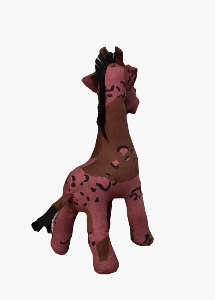 Giraffe Choco Chip Dyed Pink
